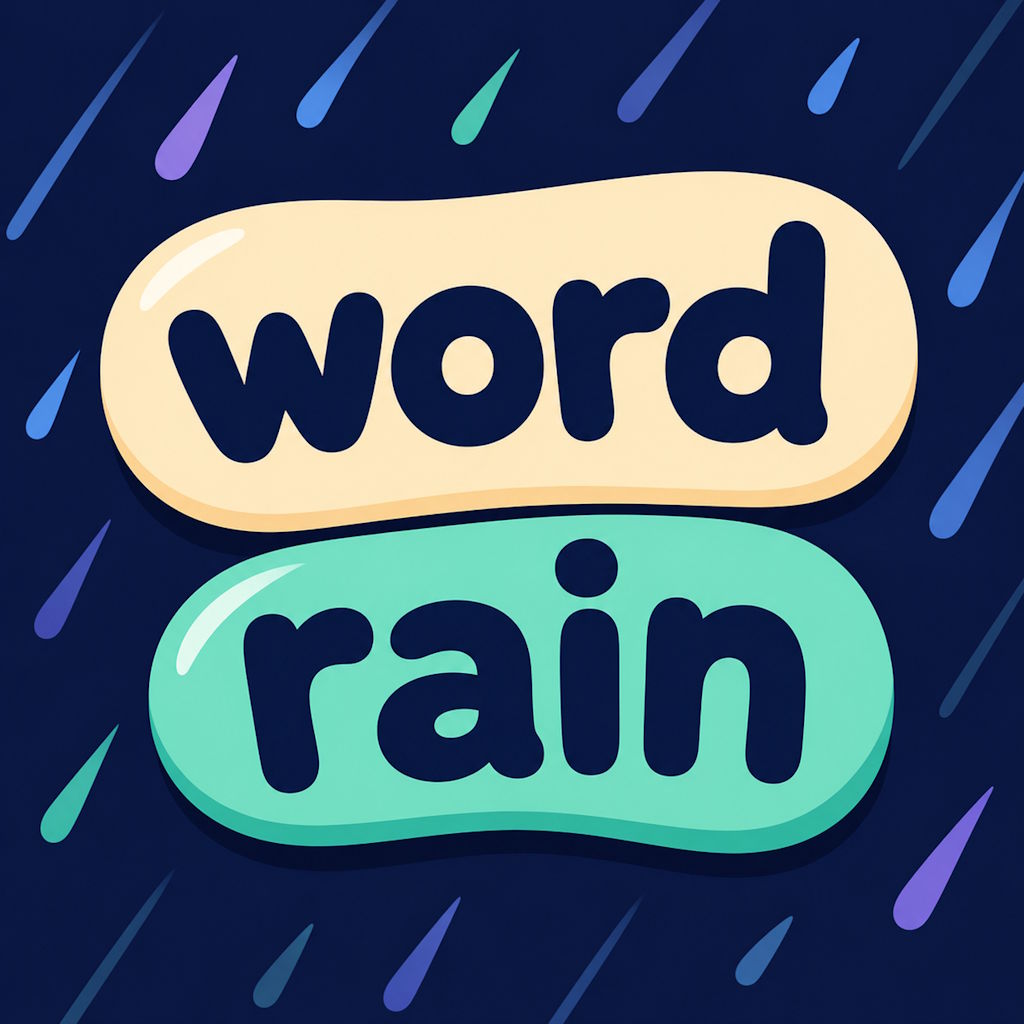 Word Rain typing game icon